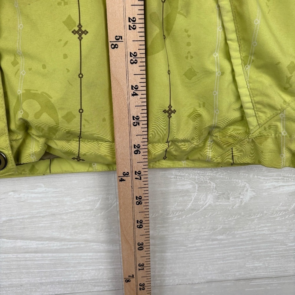 Women's Rossignol Lime Multilogo Hooded Ski/Snowboard Jacket Size L - Picture 13 of 15